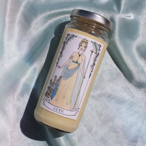 Witch Cake X Lace And Whimsy "Hera" Goddess Candle