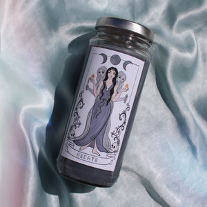 Witch Cake X Lace And Whimsy "Hecate" Goddess Candle